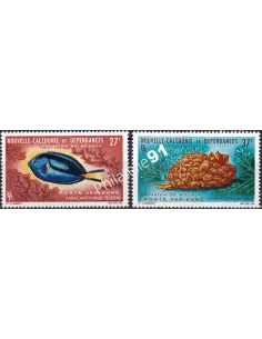 Nouvelle-Calédonie, PA n°  77 à 78, Timbres Dom Tom