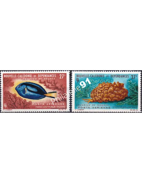 Nouvelle-Calédonie, PA n°  77 à 78, Timbres Dom Tom