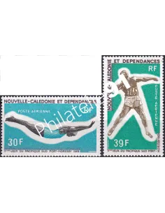 Nouvelle-Calédonie, PA n°  106 à 107, Timbres Dom Tom