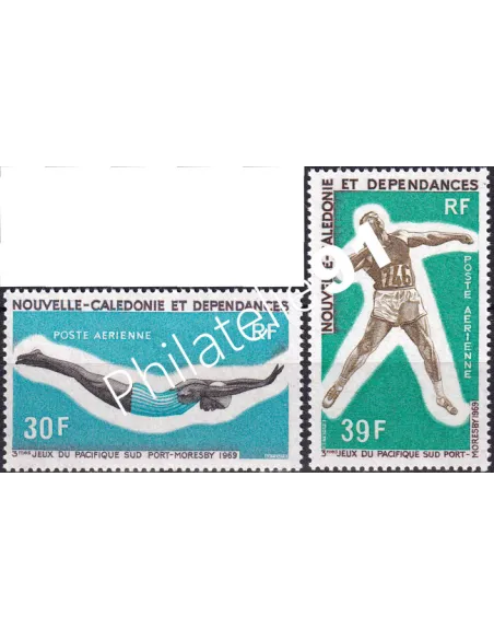 Nouvelle-Calédonie, PA n°  106 à 107, Timbres Dom Tom