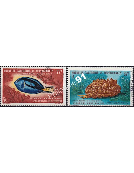 Nouvelle-Calédonie, PA n°  77 à 78 oblitérés, Timbres Dom Tom