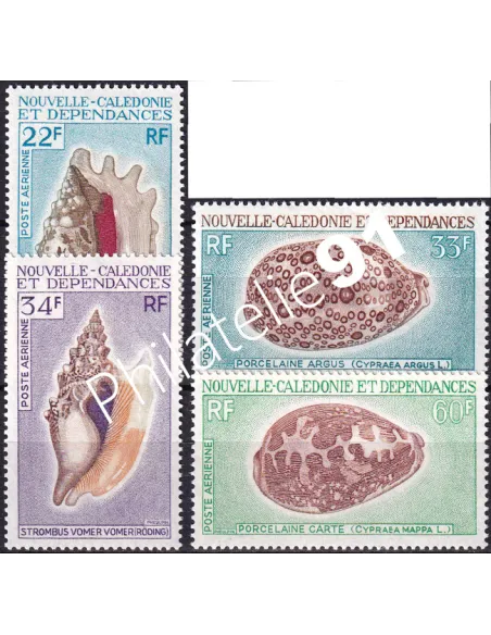 Nouvelle-Calédonie, PA n° 113 à 116, Timbres Dom Tom
