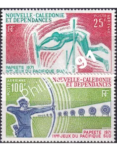 Nouvelle-Calédonie, PA n°  122 à 123, Timbres Dom Tom