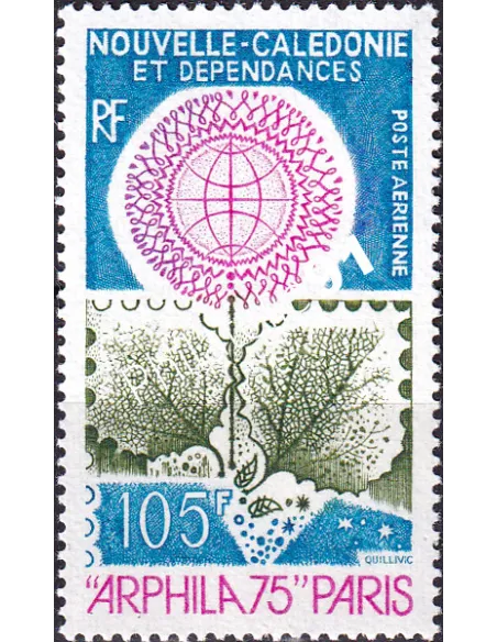 Nouvelle-Calédonie, PA n° 166, Timbres Dom Tom