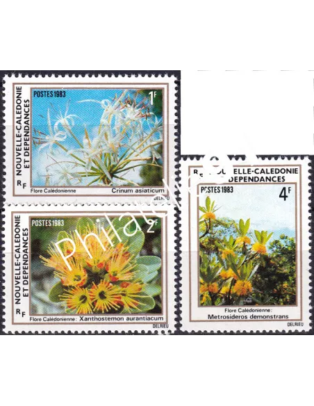 NOUVELLE CALEDONIE, n° 469 à 471, timbres dom tom