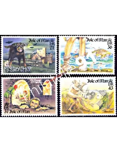 ILE DE MAN - n°  754 à 757 ** - Folklore de Man - Contes et Légendes