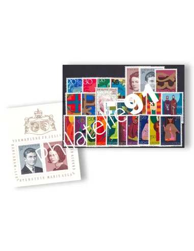 Liechtenstein, Année complète neuve 1967 + BF n° 10, timbres Europe