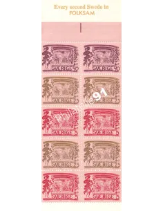 Suède, Carnet n° 541, Langue anglaise, collection timbres Europe