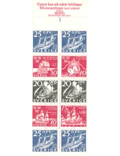 Suède, Carnet n° 546, collection timbres Europe