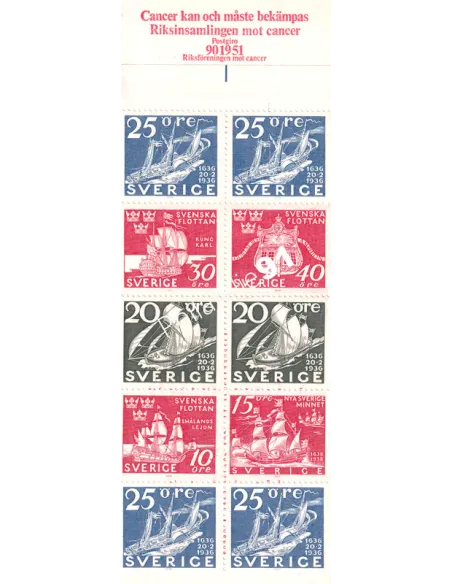 Suède, Carnet n° 546, collection timbres Europe