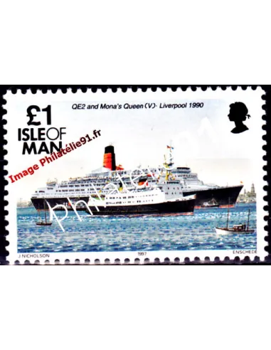 Timbres de l'ile de Man reimpression