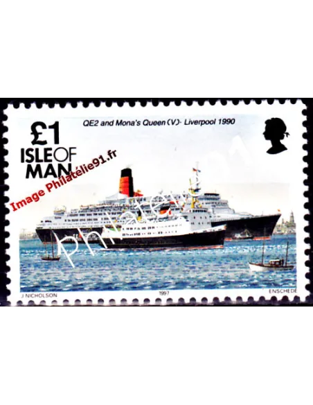 Timbres de l'ile de Man reimpression