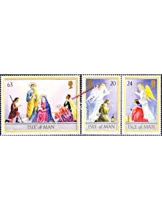 Timbres neufs d’île DE MAN n° 781 à 783 - Noël