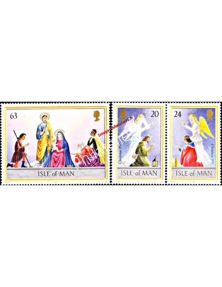 Timbres neufs d’île DE MAN n° 781 à 783 - Noël
