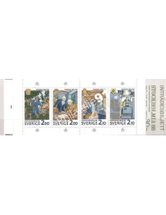 Suède, Carnet n° 1381, collection timbres Europe