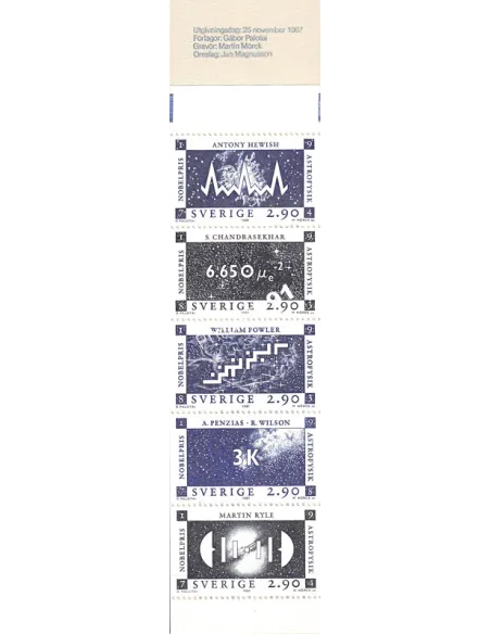 Suède, Carnet n° 1439, collection timbres Europe