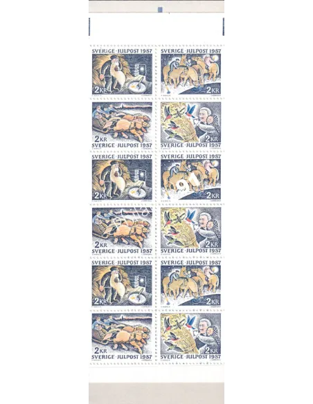 Suède, Carnet n° 1444, collection timbres Europe