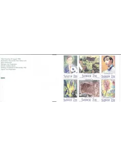 Suède, Carnet n° 1481, collection timbres Europe