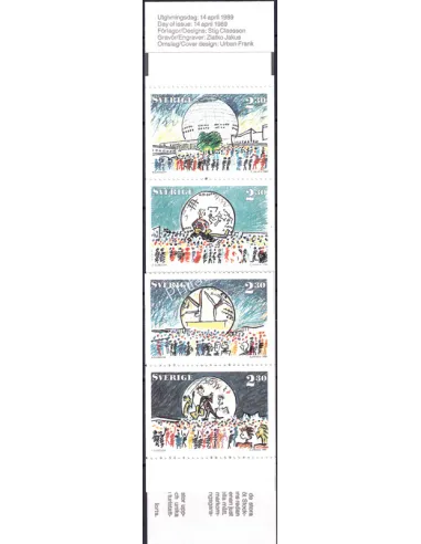 Suède, Carnet n° 1502, collection timbres Europe