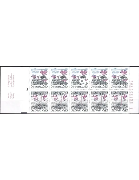Suède, Carnet n° 1548, collection timbres Europe