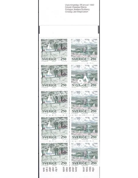 Suède, Carnet n° 1566, collection timbres Europe