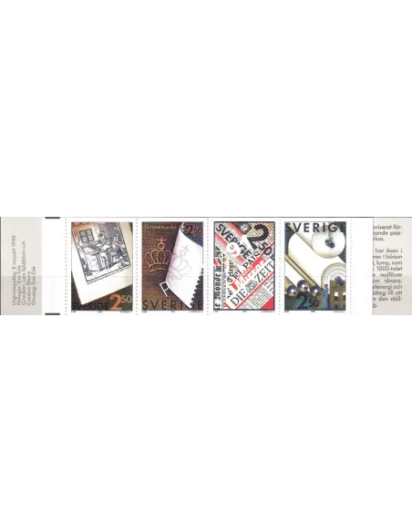 Suède, Carnet n° 1607, collection timbres Europe