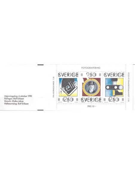 Suède, Carnet n° 1612, collection timbres Europe