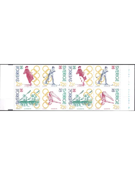 Suède, Carnet n° 1662, collection timbres Europe