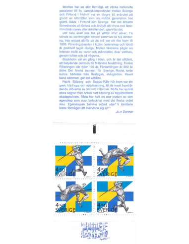 Suède, Carnet n° 1827, collection timbres Europe