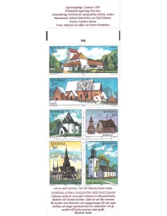 Suède, Carnet n° 1958, collection timbres Europe