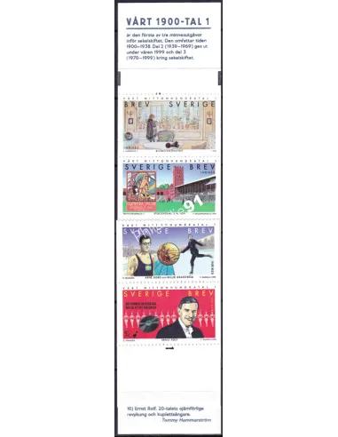 Suède, Carnet n° 2053, collection timbres Europe