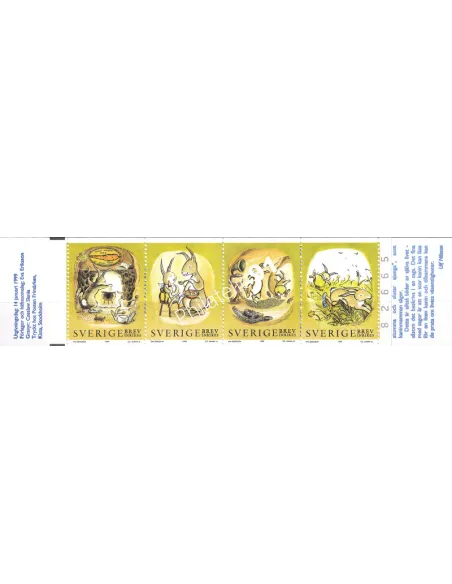 Suède, Carnet n° 2071, collection timbres Europe