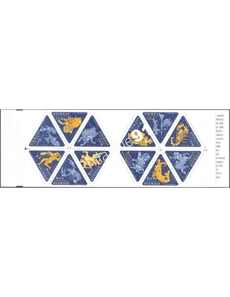 Suède, Carnet n° 2111, collection timbres Europe