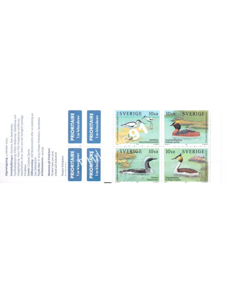 Suède, Carnet n° 2349, collection timbres Europe