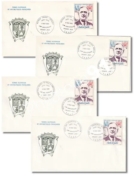 TAAF, n° pa 61 sur lettre, Lettres Dom-Tom