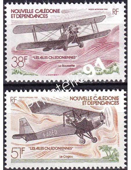 Nouvelle-Calédonie,  PA n°  220 à 221, Timbres Dom-Tom