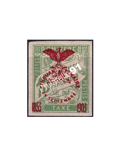 Nouvelle Calédonie, Timbre-taxe n° 10 charnière, Timbres Colonies françaises