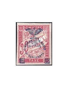 Nouvelle Calédonie, Timbre-taxe n° 11 charnière, Timbres Colonies françaises