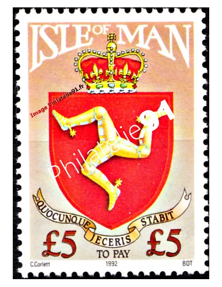 ILE DE MAN - Timbres-Taxe n°   33 ** - Armoiries