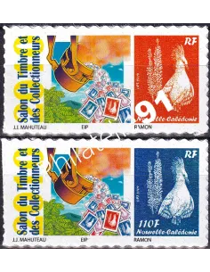 Nouvelle-Calédonie, n° 1100A à 1100B, Timbres perso, timbres Dom-Tom