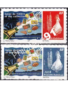 Nouvelle-Calédonie, n° 1153A à 1153B, Timbres perso, timbres Dom-Tom