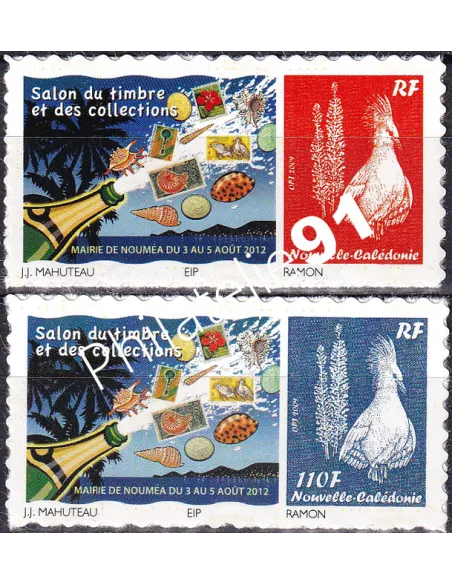 Nouvelle-Calédonie, n° 1153A à 1153B, Timbres perso, timbres Dom-Tom