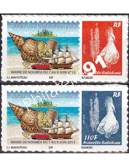Nouvelle-Calédonie, n° 1174A à 1174B, Timbres perso, timbres Dom-Tom