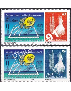 Nouvelle-Calédonie, n° 1221A à 1221B, Timbres perso, timbres Dom-Tom
