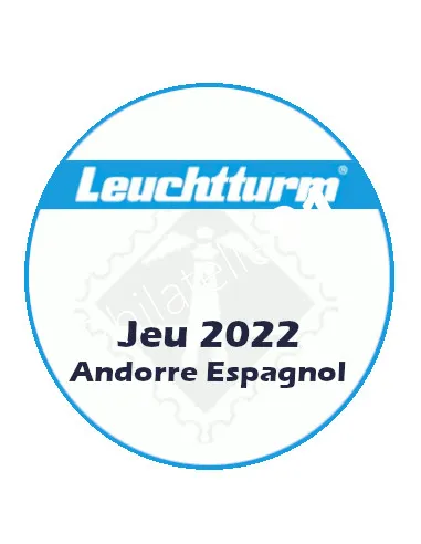 LEUCHTTURM Andorre poste espagnol 2022, matériel philatélique