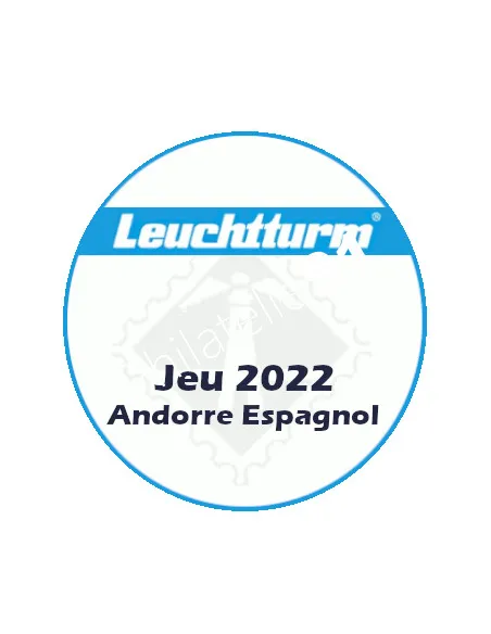 LEUCHTTURM Andorre poste espagnol 2022, matériel philatélique