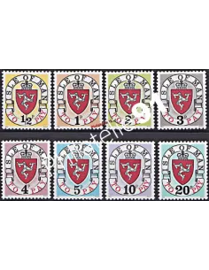 ILE DE MAN - Timbres-Taxe n°   1 à 8 - Thématique Armoiries