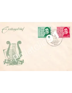 Allemagne, n° 251 à 252 sur enveloppe 1er Jour, Collection 1er Jour Monde