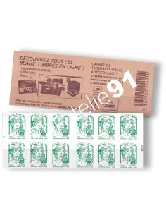 Carnet n° 858-C5, adhésif, collection timbres France