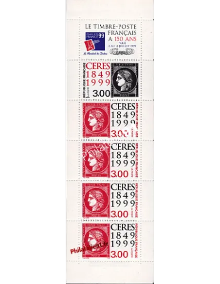 Timbres de France - Carnet n° 3213 - Cèrès - "Philex France 99"